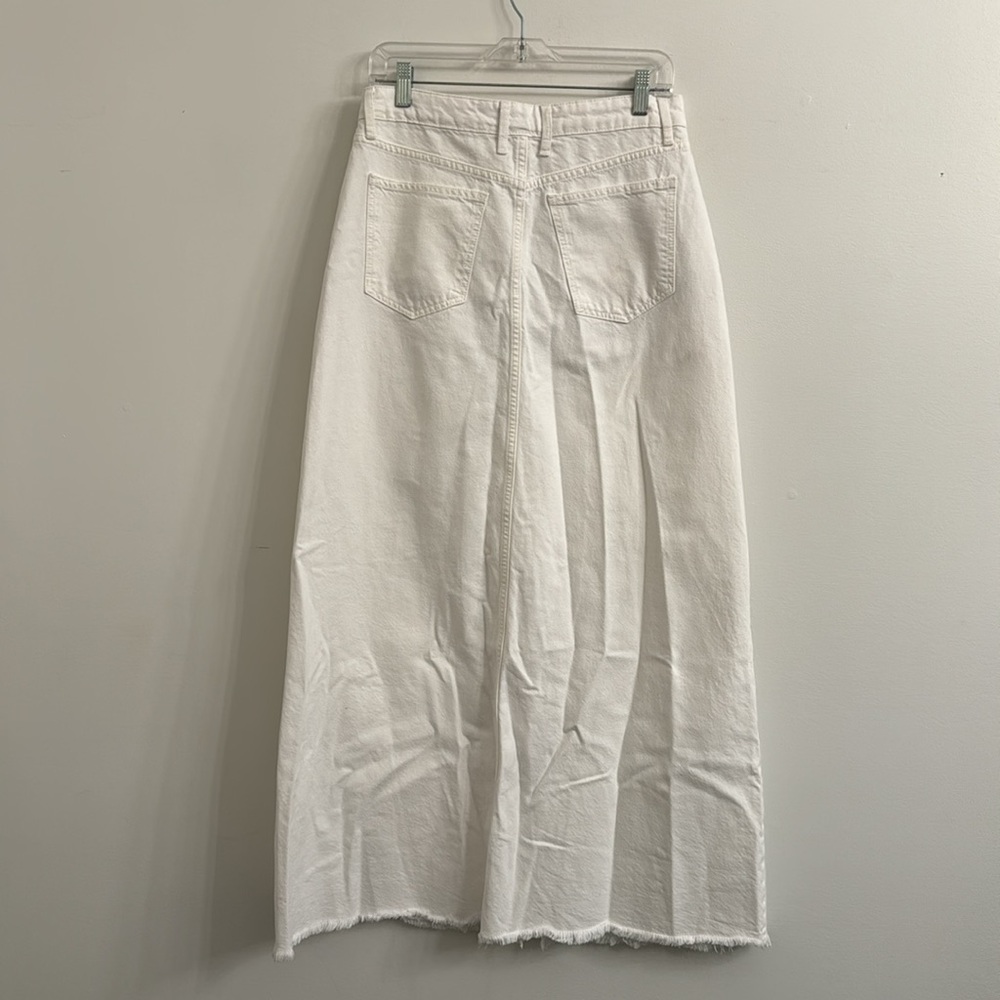 Free people We The Free Come As You Are Denim Maxi Skirt Sz 6 - Picture 6 of 8